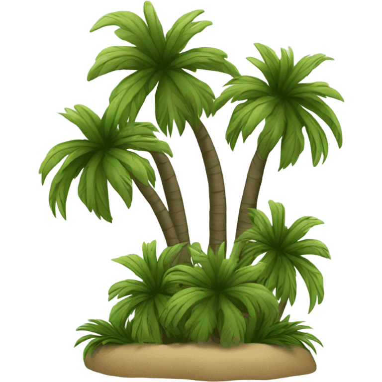 Palm tree corner emoji