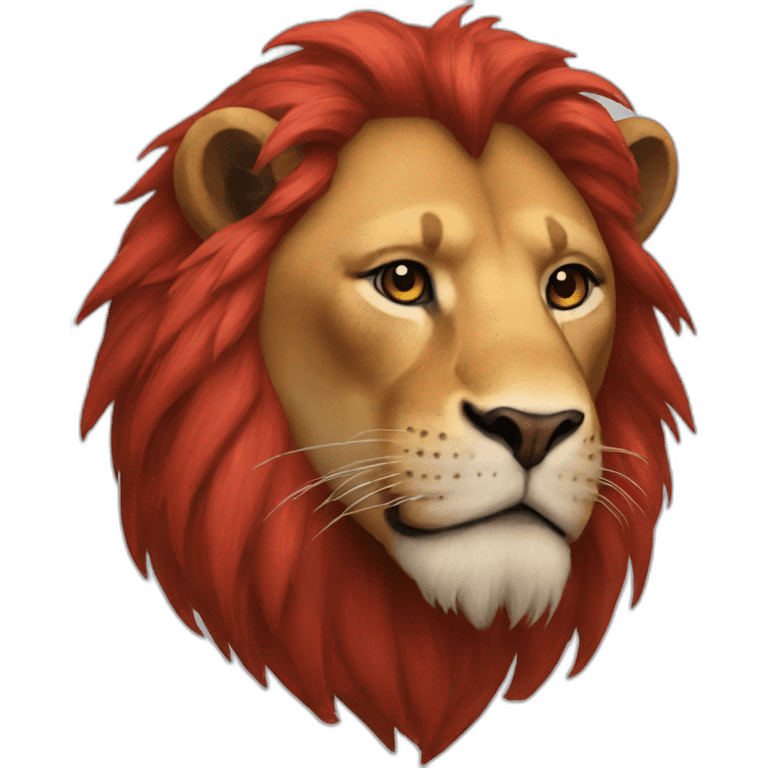 Red-lion emoji