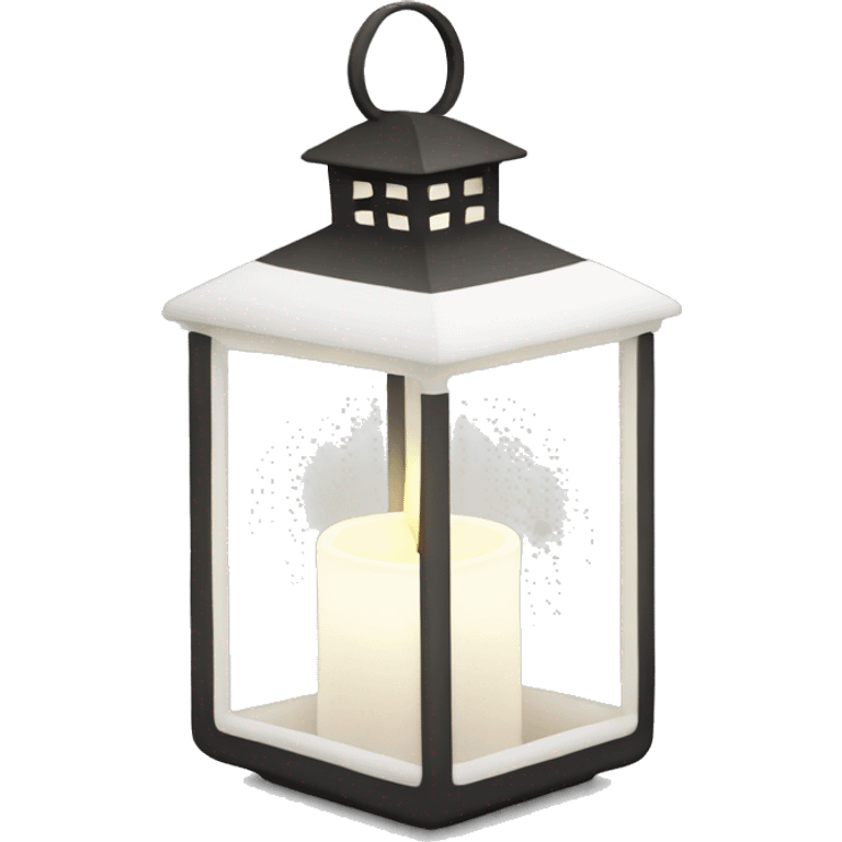 A white lantern with a candle inside emoji