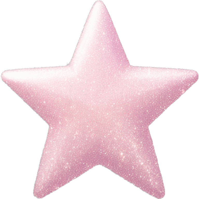 pale pink star sparkle emoji