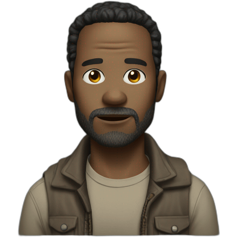 Walking dead Lee emoji