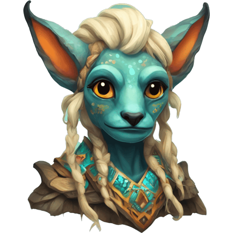 Colorful vernid fantasy creature LiLaiRa GriffSnuff Kamirah Falvie emoji