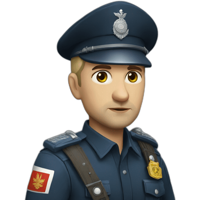 Russian Police witcher emoji