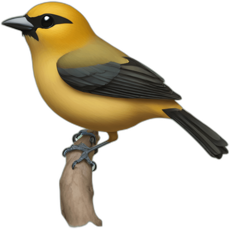 Burnished buff tanager emoji