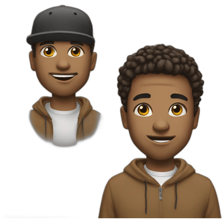 Les rappeurs big flo & oli emoji