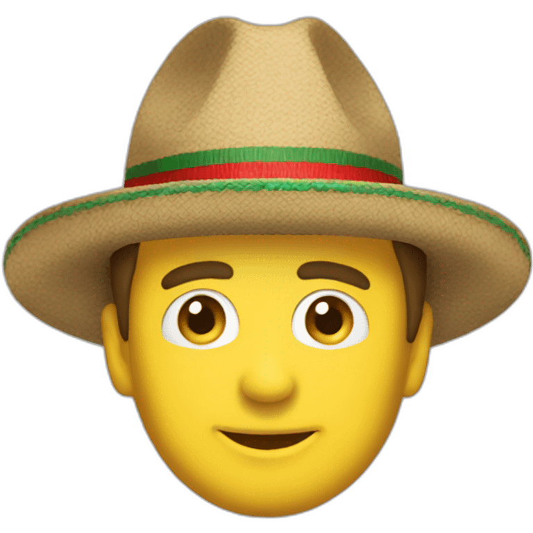 Macron chapeau mexicain emoji