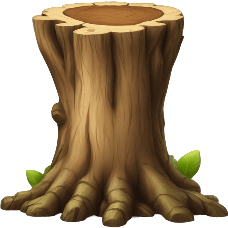 tree trunk emoji