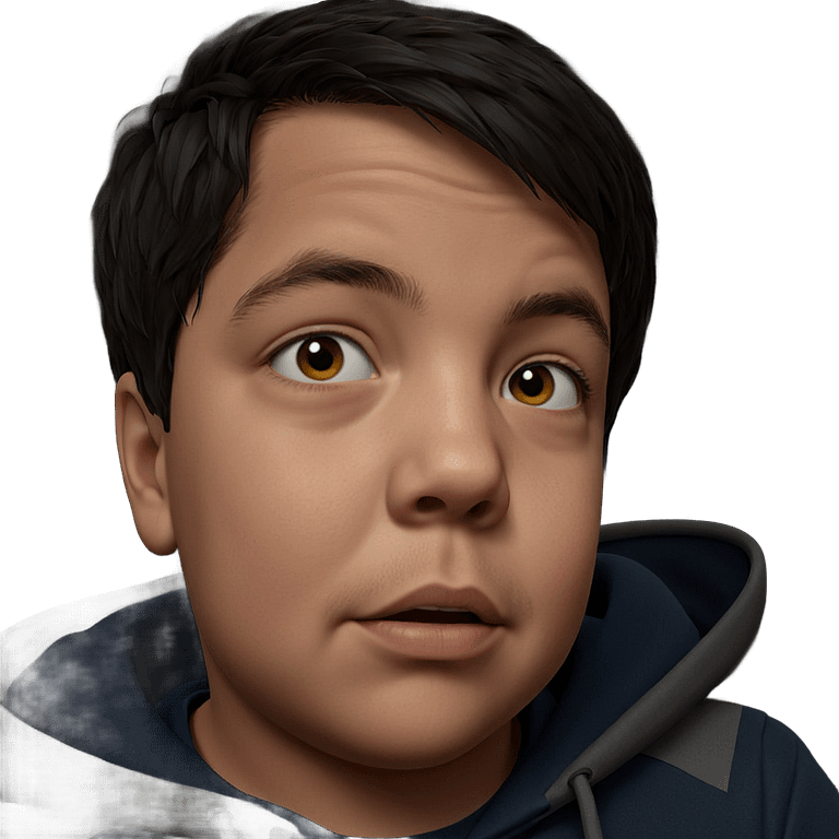 realistic portrait of boy emoji