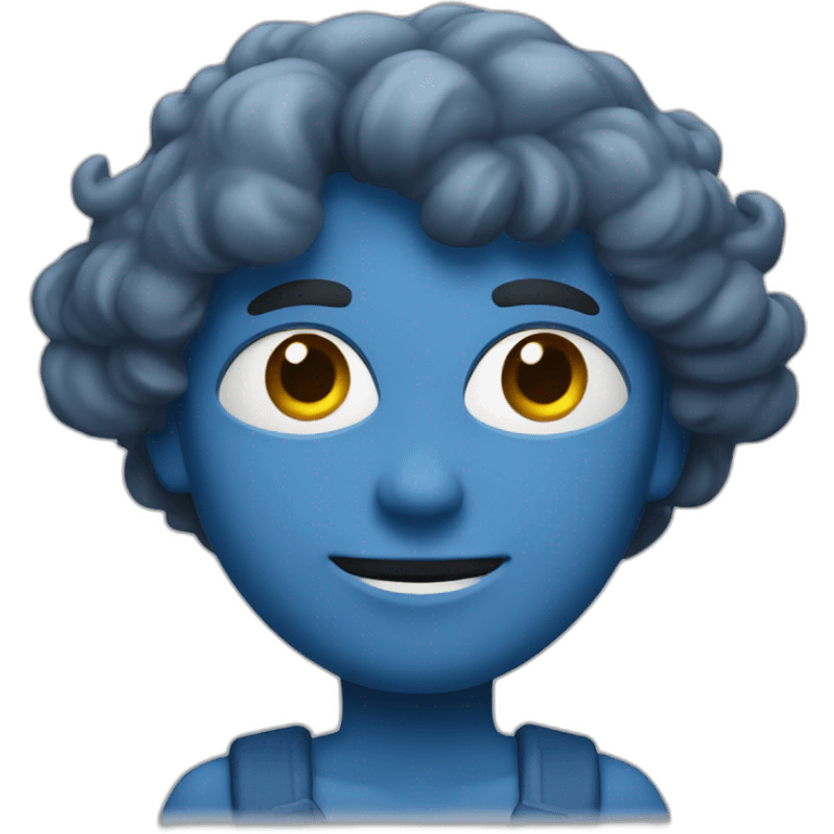 Flèche bleu emoji