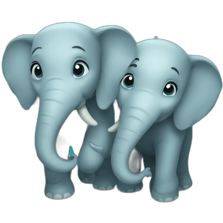 aquatic elephants emoji