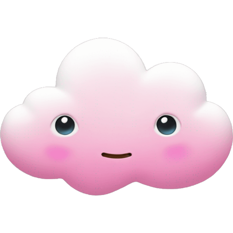 cloud wit pink heart  emoji