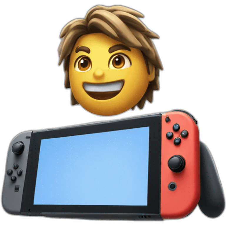 Nintendo Switch avec fortnite emoji