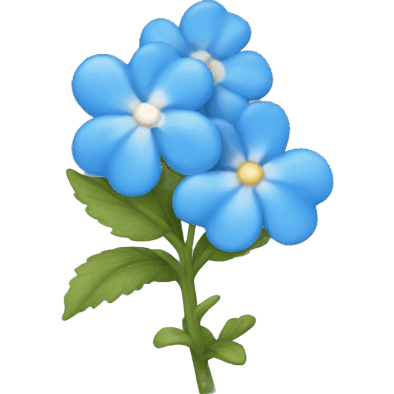 forget me not flower emoji