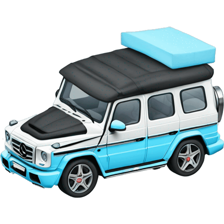 baby blue g wagon  emoji