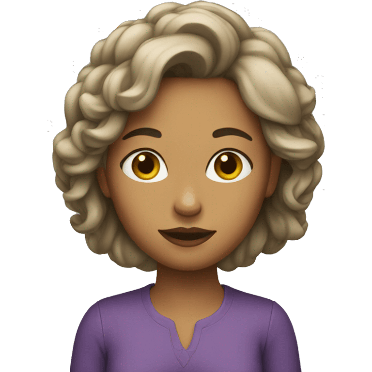 Femme qui tiens  emoji