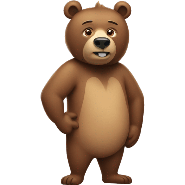 Big stinky bear emoji