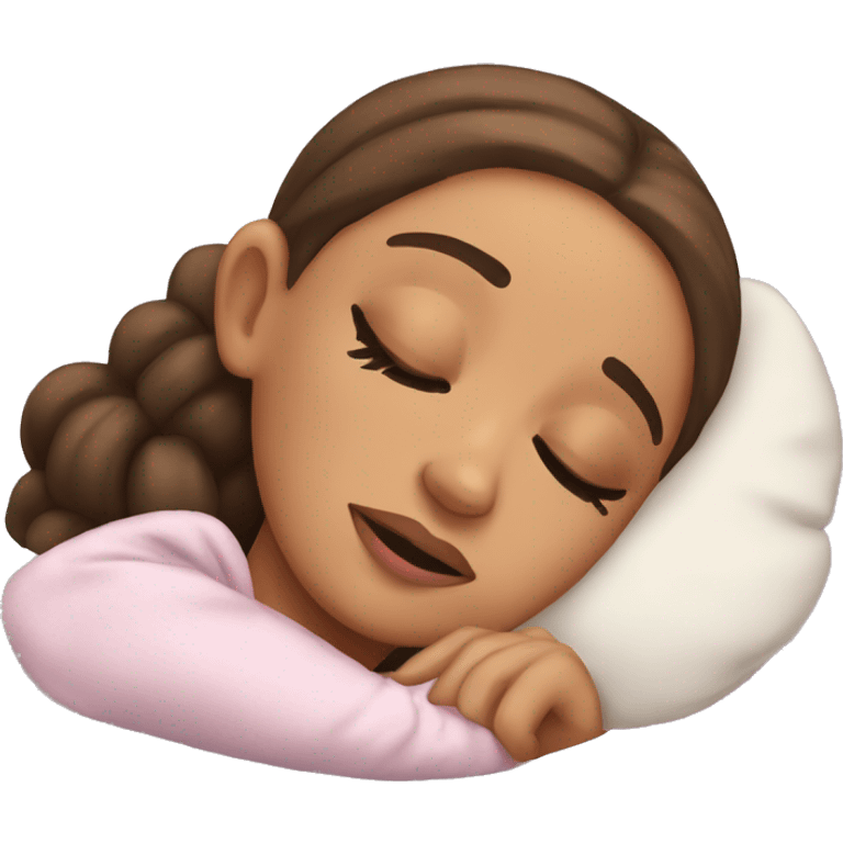 Ariana Grande sleeping emoji