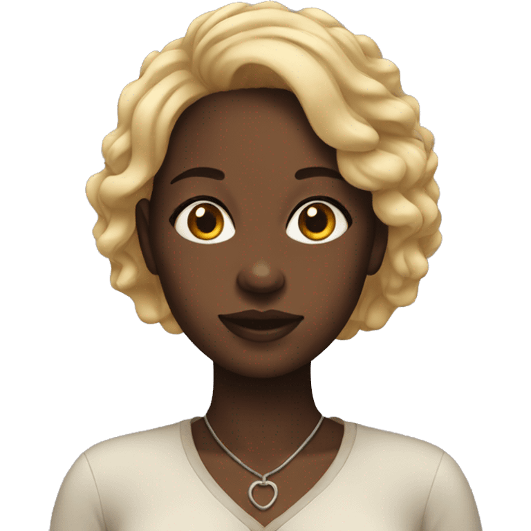 Black girl emoji