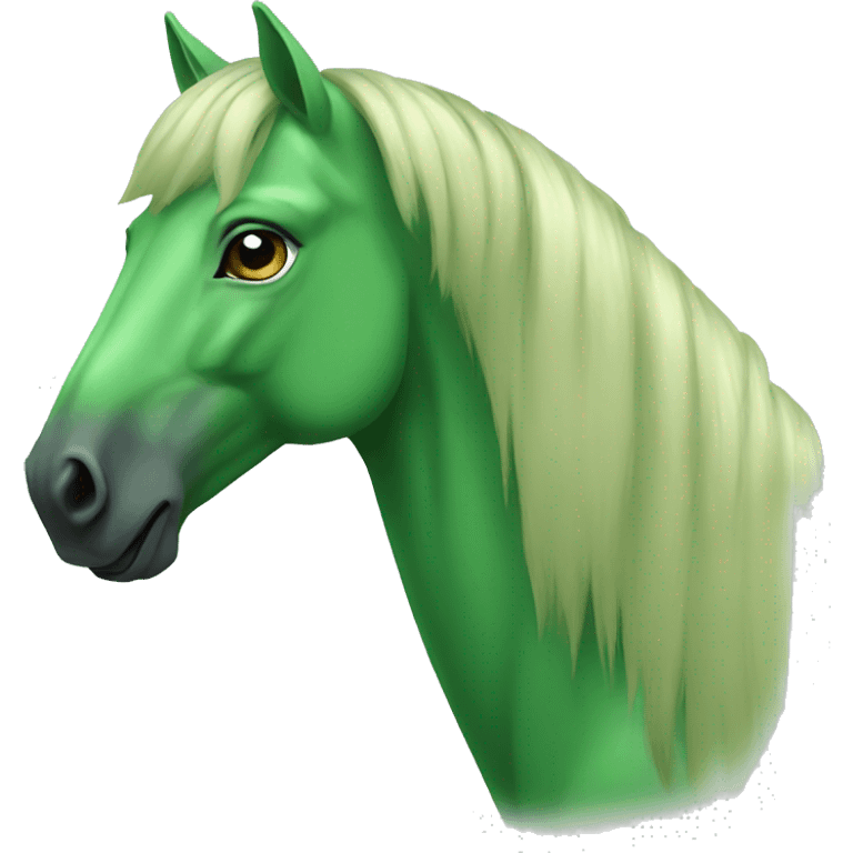 Green horse emoji