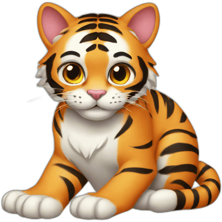 Cat-tiger emoji