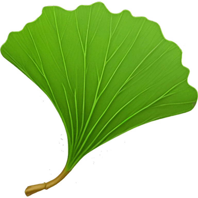 Ginkgo leaf emoji