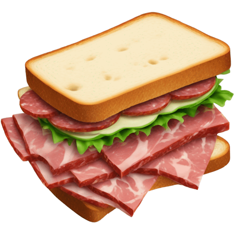 sandwich salami emoji