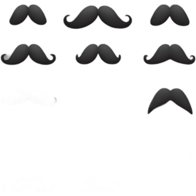 Moustache  emoji