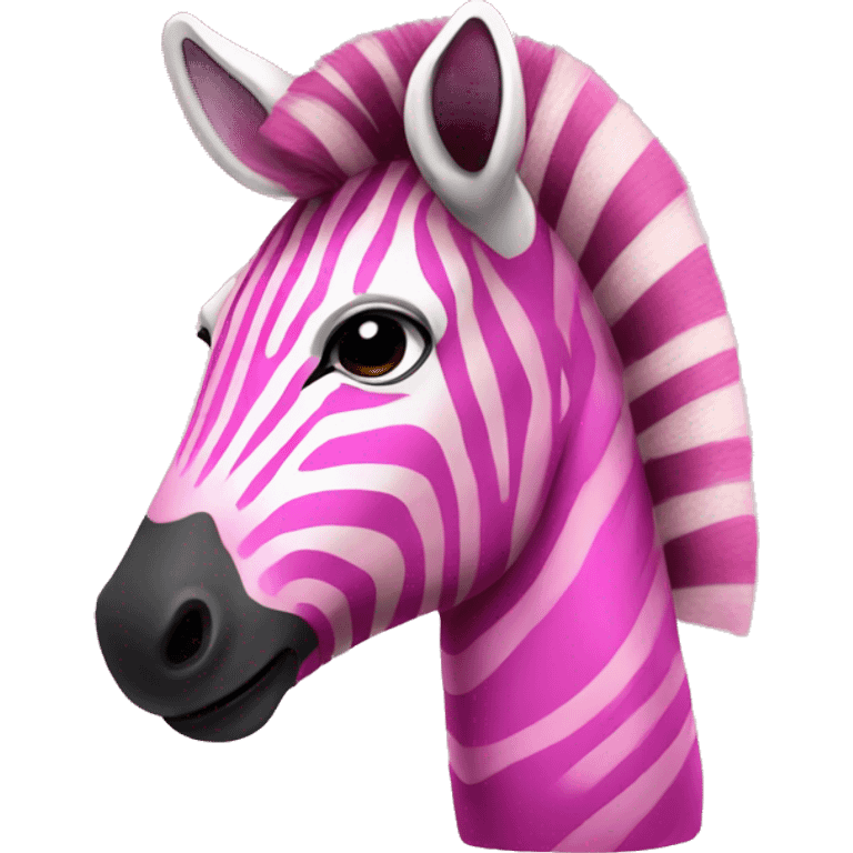 pink zebra  emoji