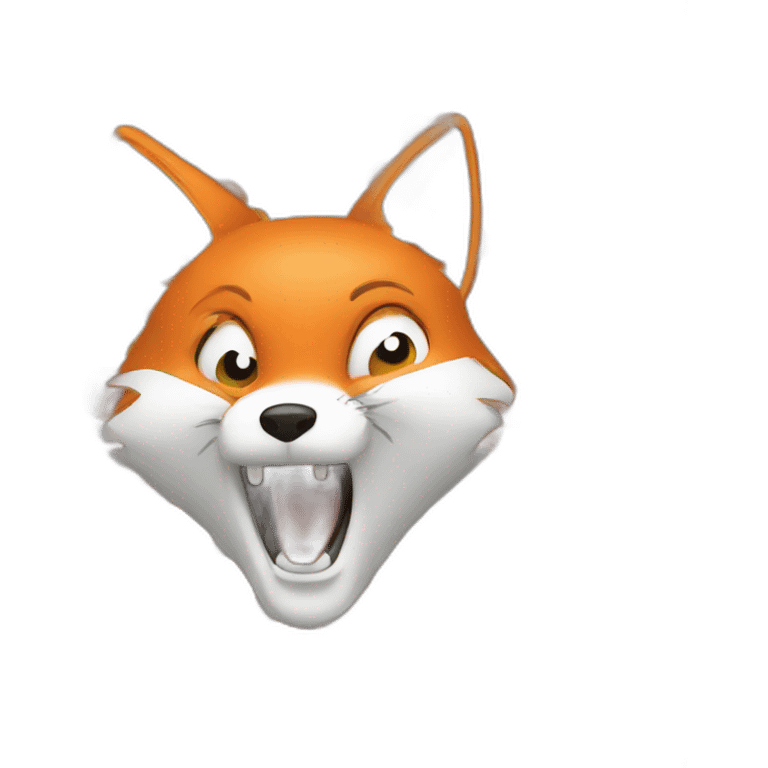 fox screams emoji