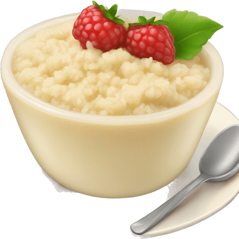 Rice Pudding emoji