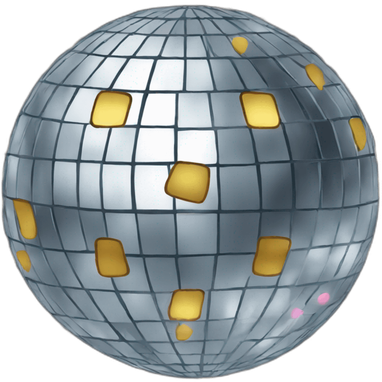 Disco ball partying emoji