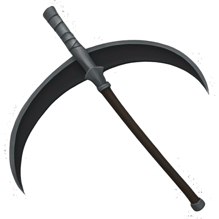 black scythe emoji