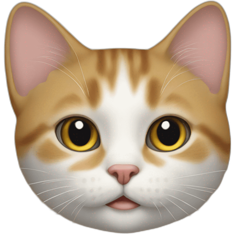 Un chat et un crote emoji