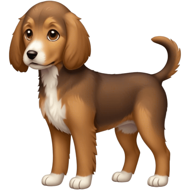 hound puppy full body emoji