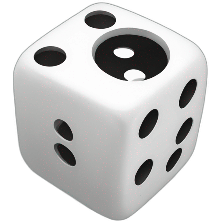 Novus dice in a hole emoji