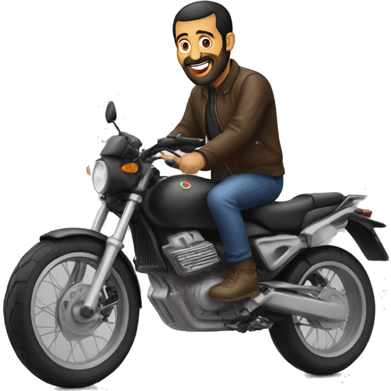 moto with armenian man emoji