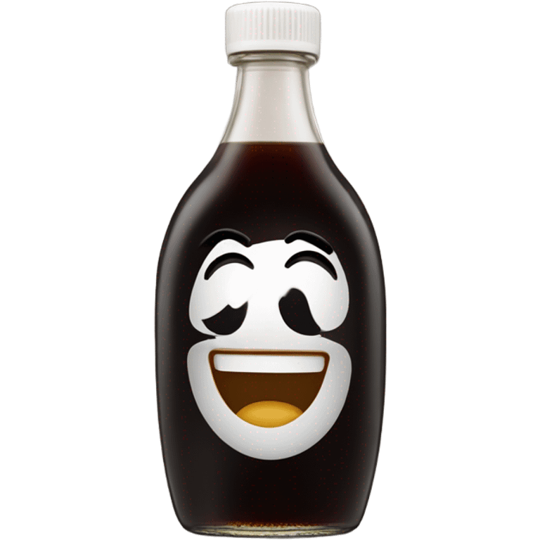 Smiling soy sauce emoji