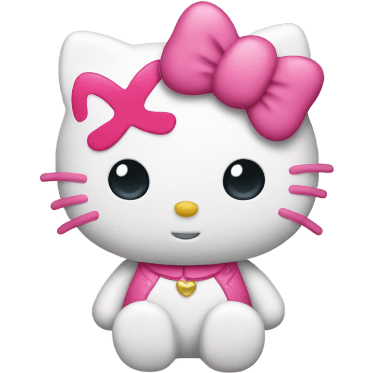 Hello kitty loving emoji