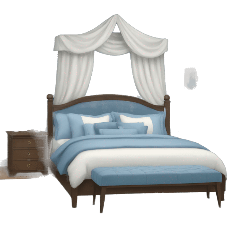 blue bedroom emoji