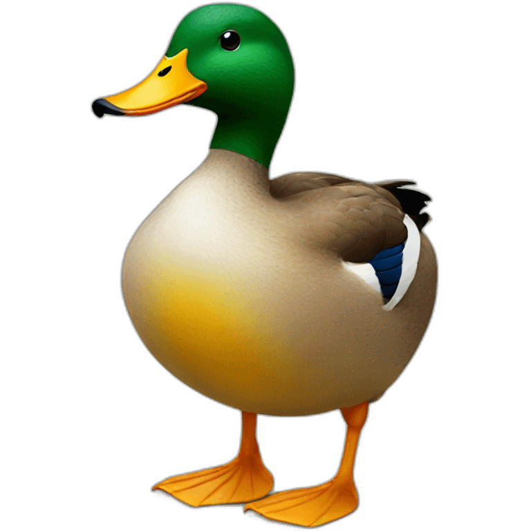 duck with three legs emoji