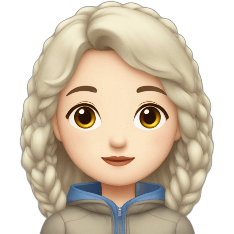 Yakutian cute girl emoji