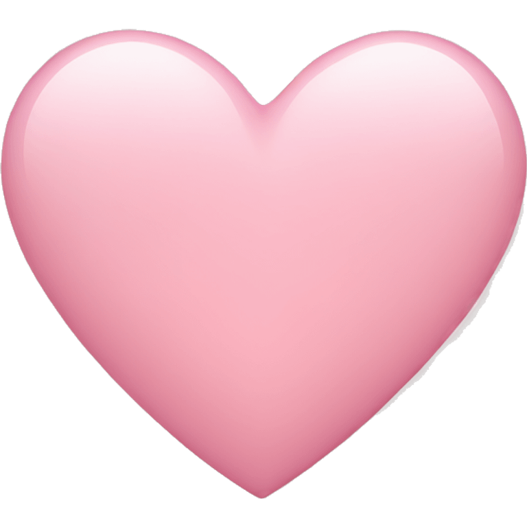 light pink heart emoji emoji