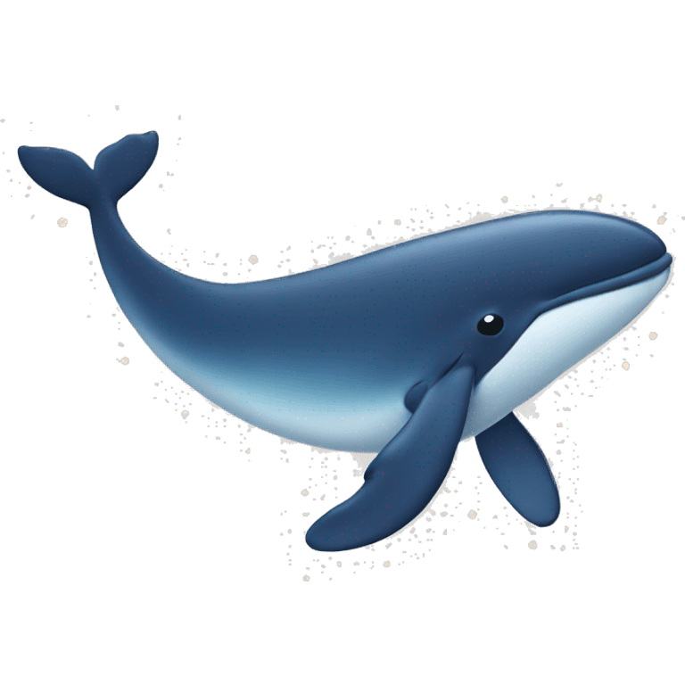 whale with dots emoji