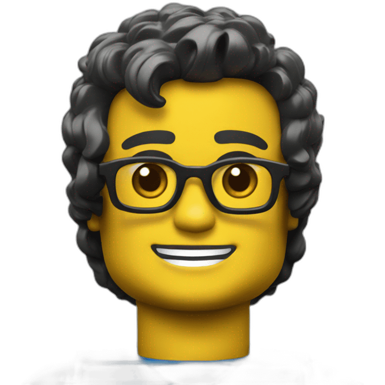 Lego smiling emoji