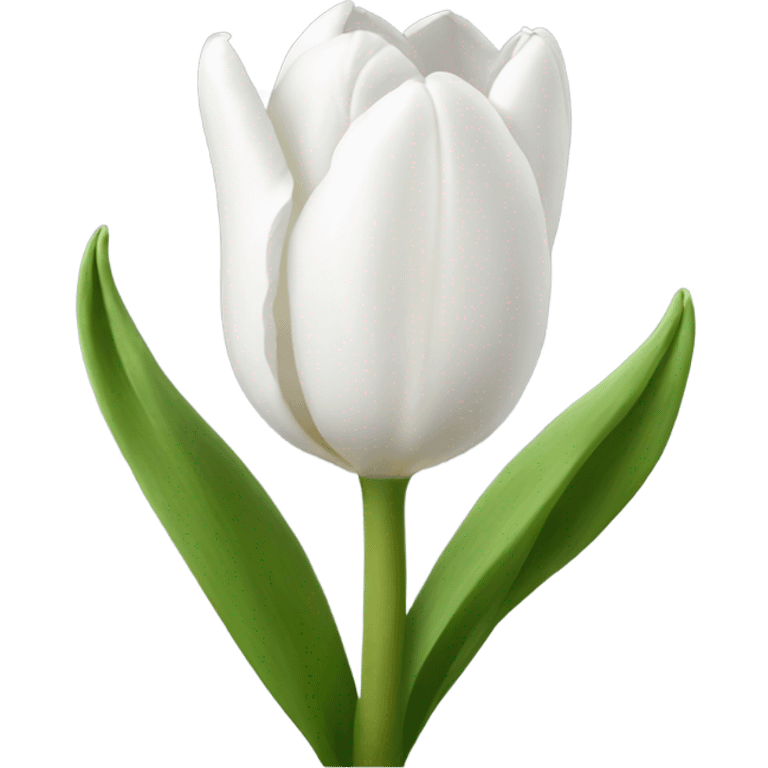 White tulips emoji