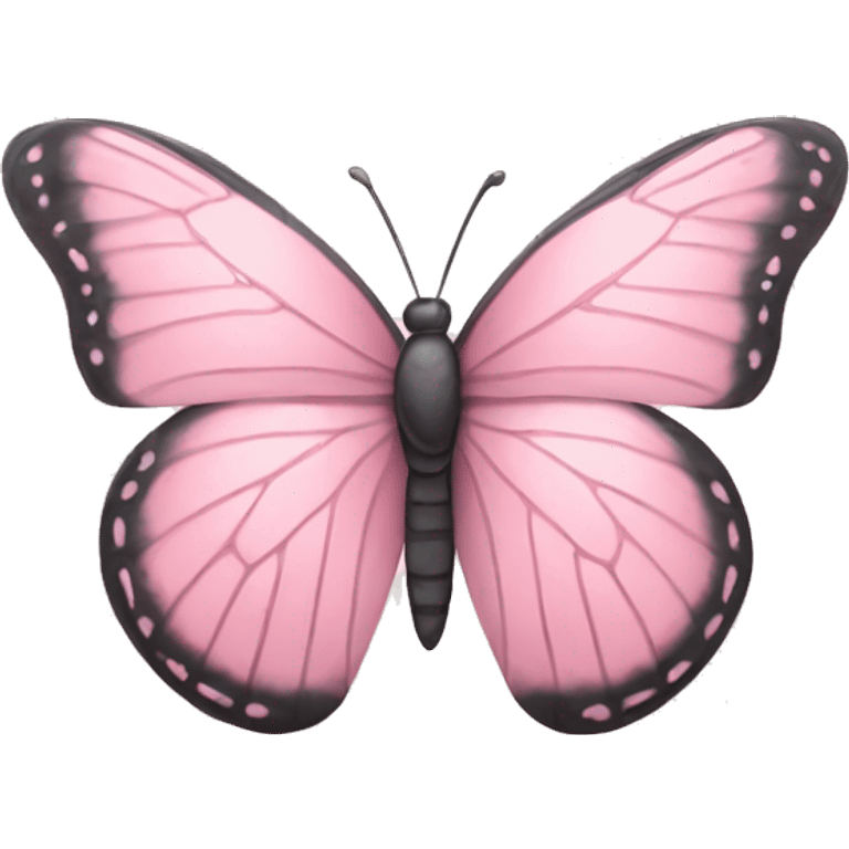 Pastel pink butterfly  emoji