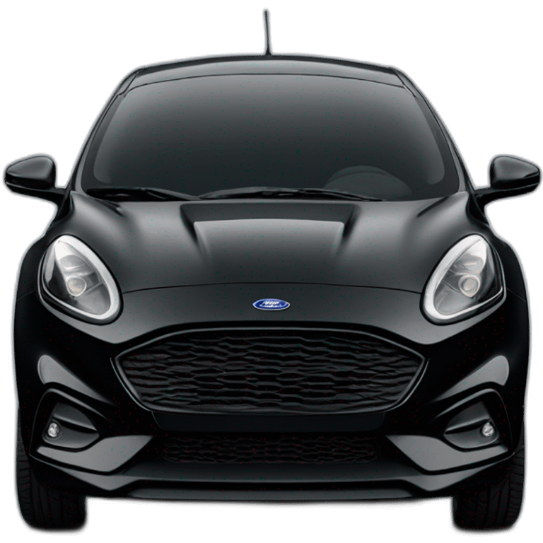 ford puma black color front view emoji