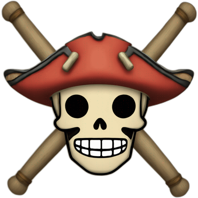 luffy pirate flag emoji