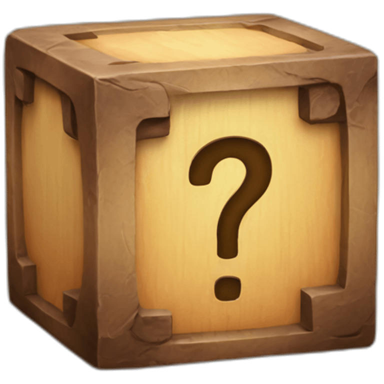 Question block emoji