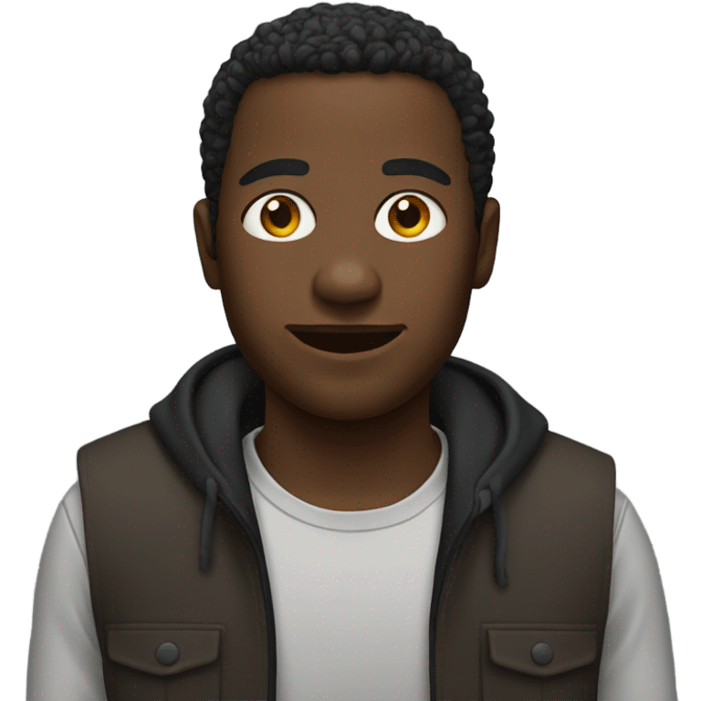 Black man emoji